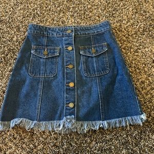 Jean skirt